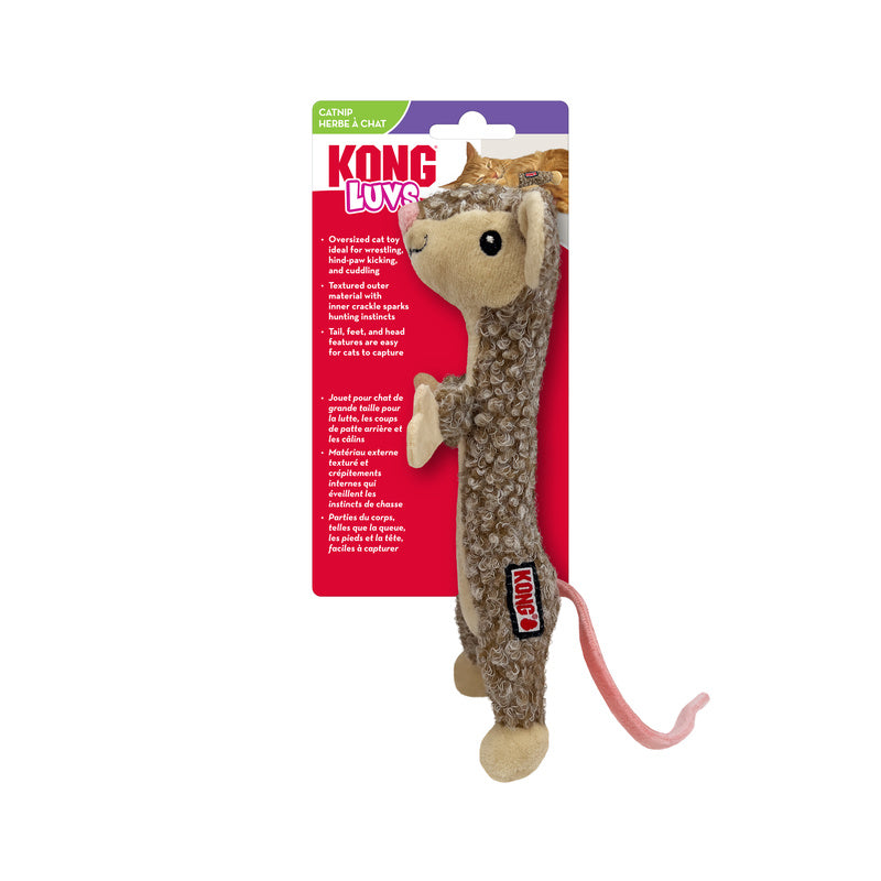 Kong Cat Luvs Rato - Pelucia Catnip para Gato