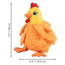 KONG Pelúcia Layerz Forage – Pelúcia Galinha para Cachorro - New York Pets