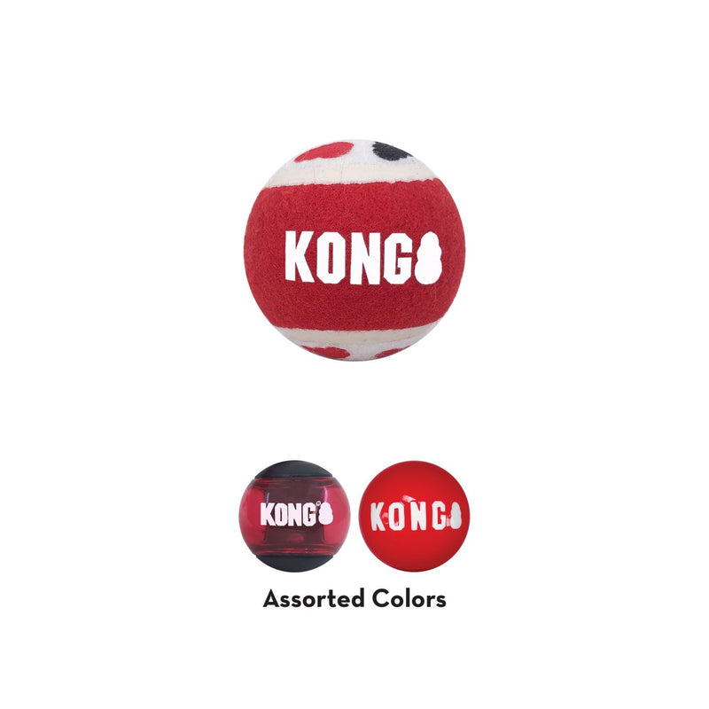 Kit 3 Bolas para Cachorro Kong Signature Grande