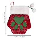 Kong Stocking Paw Meia Recheavel de Natal - New York Pets