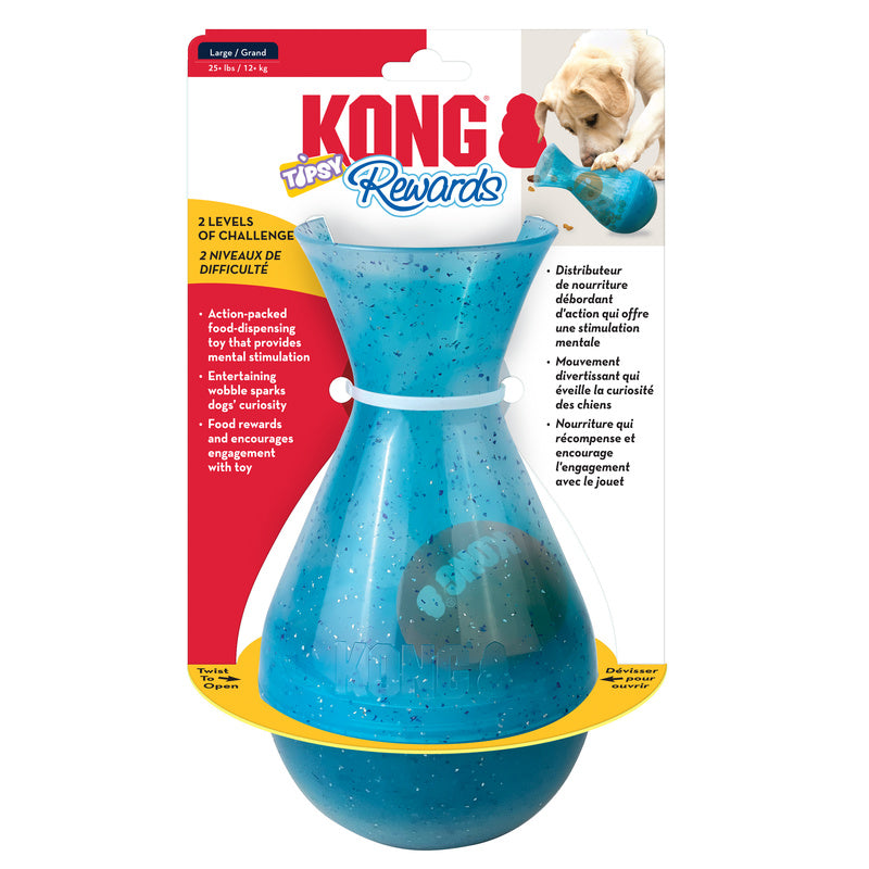 Kong Rewards Tipsy  Brinquedo Dispensador de Petiscos para Cães