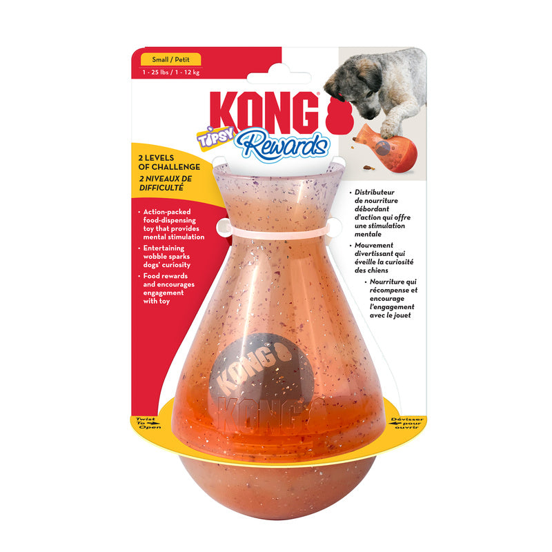 Kong Rewards Tipsy  Brinquedo Dispensador de Petiscos para Cães