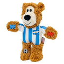 Kong Wild Knots Urso Argentina — Brinquedo de Pelúcia com Corda para Cães de Mordida Leve a Moderada - New York Pets