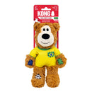 Kong Wild Knots Urso Brasil — Brinquedo de Pelúcia com Corda para Cães de Mordida Leve a Moderada - New York Pets