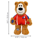 Kong Wild Knots Urso Chile — Brinquedo de Pelúcia com Corda para Cães de Mordida Leve a Moderada - New York Pets