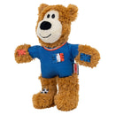 Kong Wild Knots Urso França — Brinquedo de Pelúcia com Corda para Cães de Mordida Leve a Moderada - New York Pets