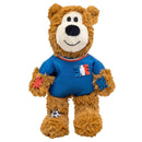 Kong Wild Knots Urso França — Brinquedo de Pelúcia com Corda para Cães de Mordida Leve a Moderada - New York Pets