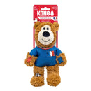 Kong Wild Knots Urso França — Brinquedo de Pelúcia com Corda para Cães de Mordida Leve a Moderada - New York Pets