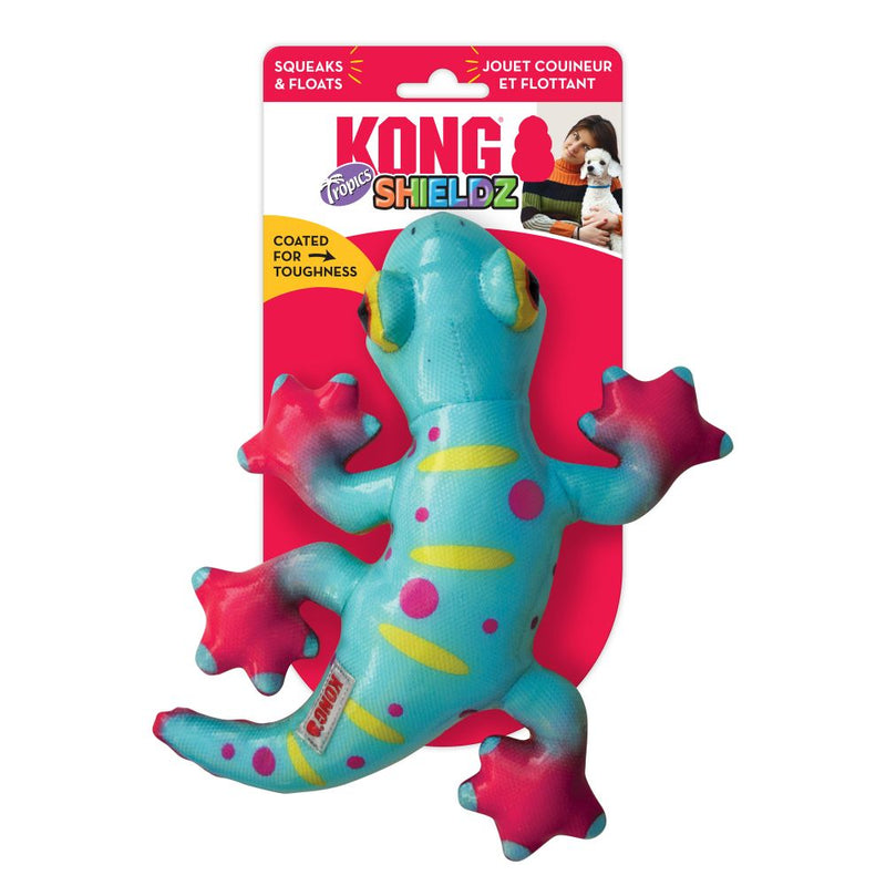 Pelucia Kong Shieldz Tropics Gecko para Cachorro