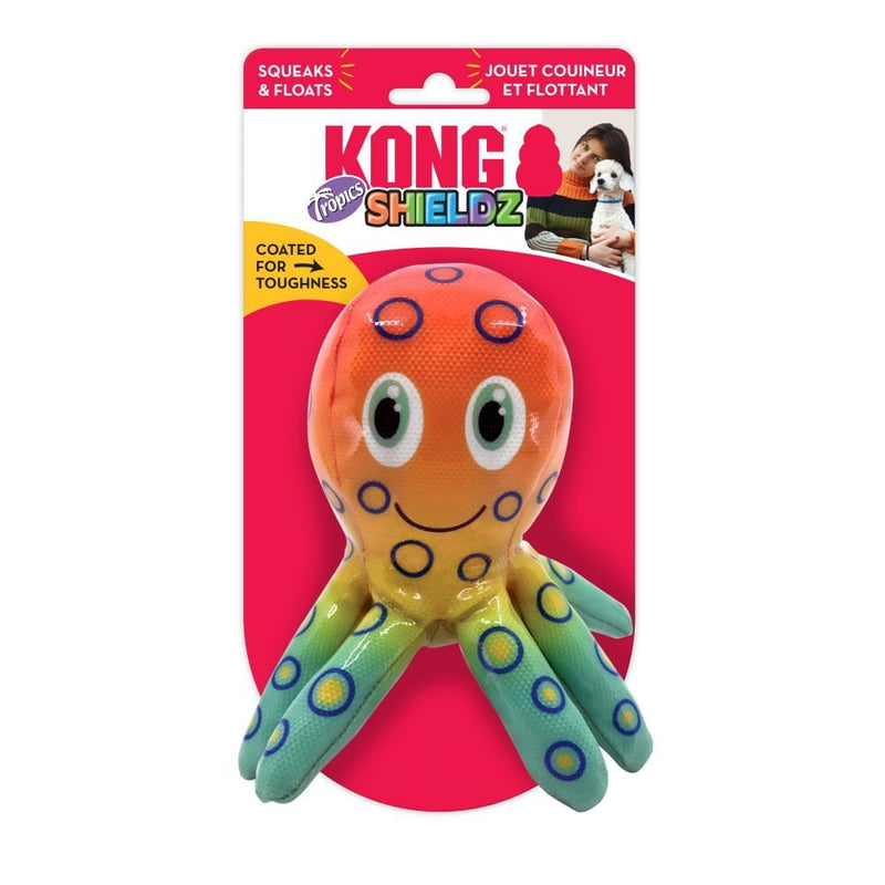 Pelucia Kong Shieldz Tropics Octopus para Cachorro
