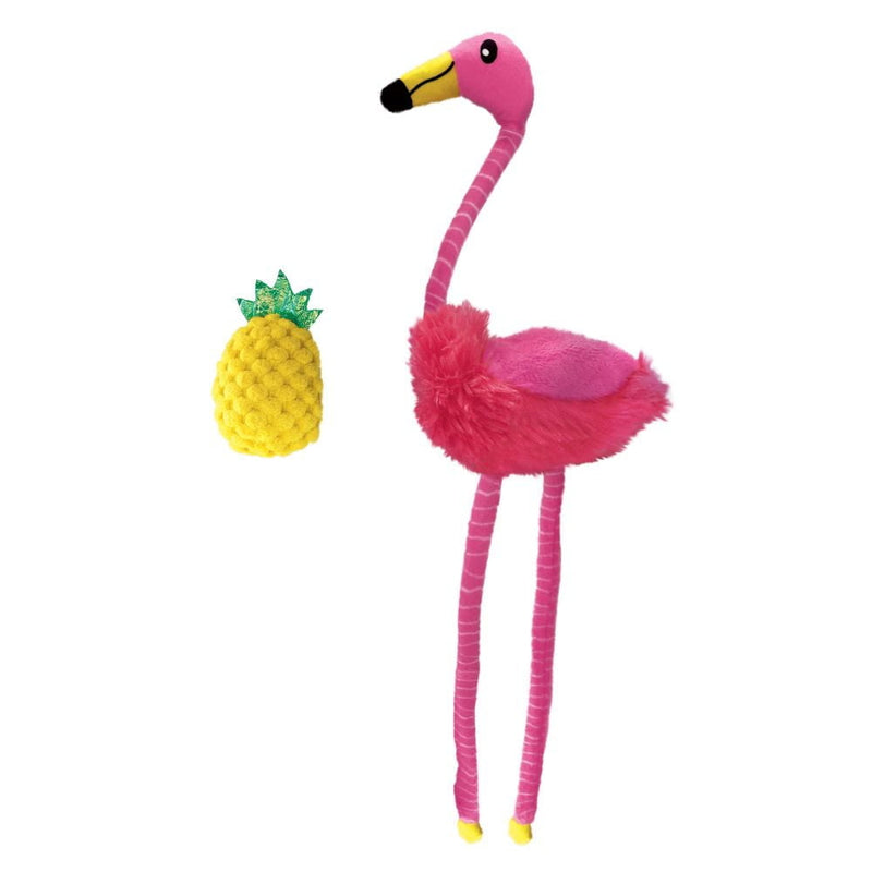 brinquedo para gatos kong tropics flamingo