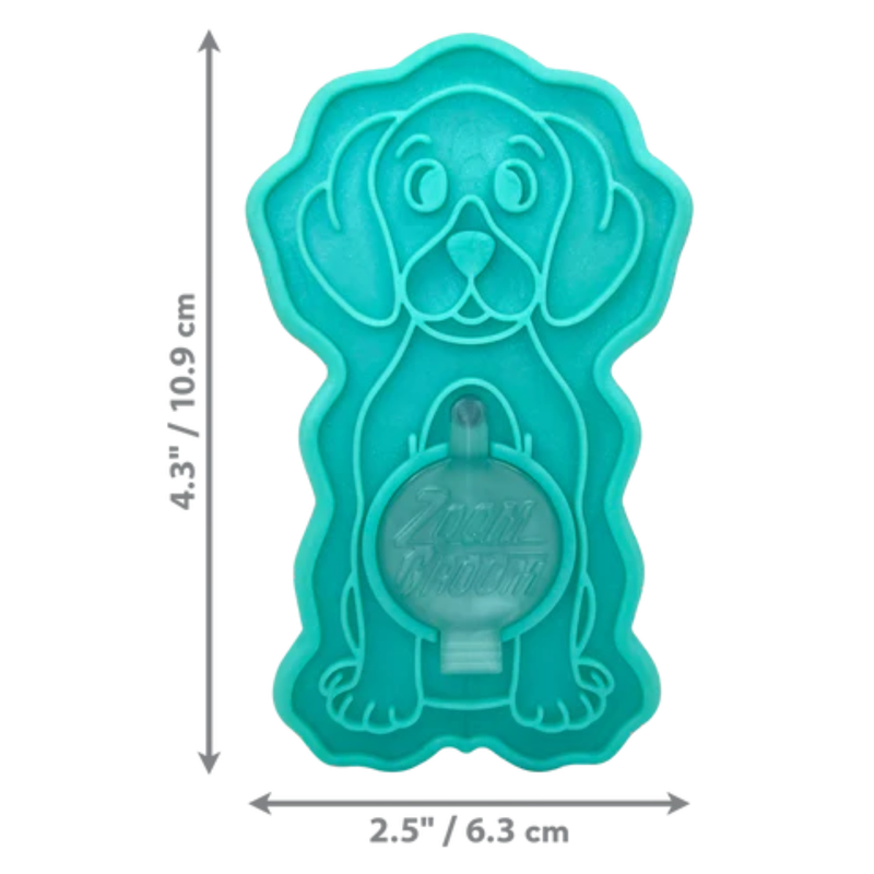 Kong ZoomGroom Bubbles Escova Dispenser de sabão