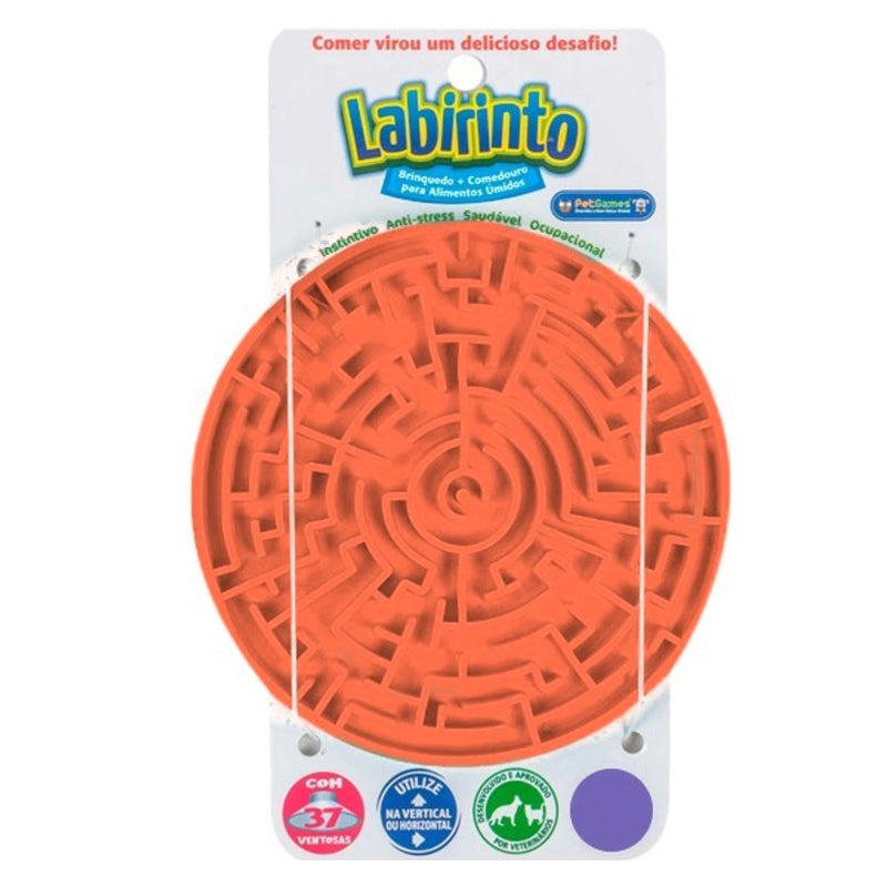 Comedouro lento tapete de lamber labirinto Pet Games