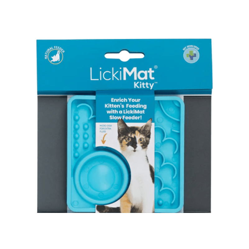 LickiMat Kitty – Tapete de Lamber para Filhotes de Gato - New York Pets