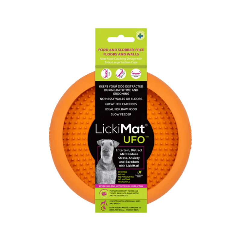 LickiMat Ufo Comedouro e Tapete de Lamber com Ventosa - New York Pets
