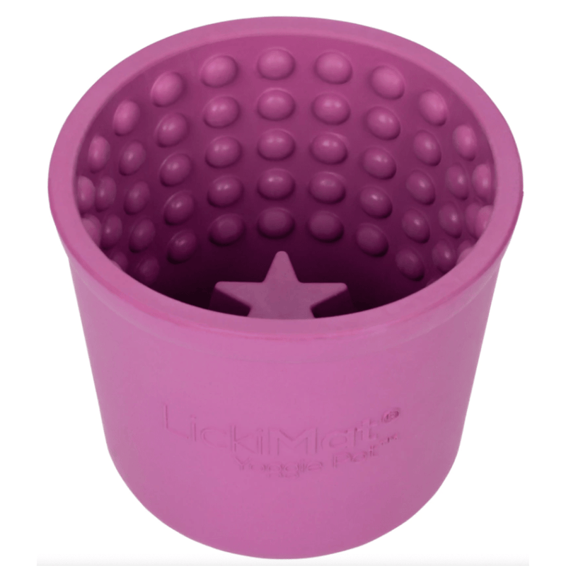 LickiMat Yoggie Pot – Tigela de Enriquecimento para Lambidas com Borracha Natural - New York Pets