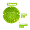 LickLoop New York Pets - Comedouro Lento e Tapete de Lamber para Cachorro - New York Pets