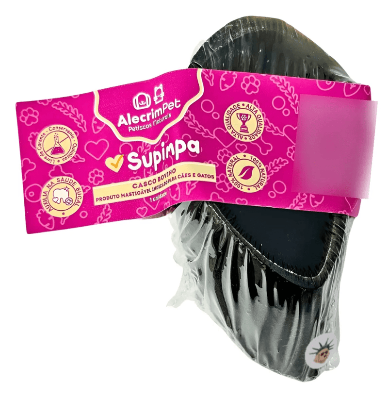 Mordedor Natural Casco Bovino Supimpa Alecrim Pet Cães Gatos - New York Pets