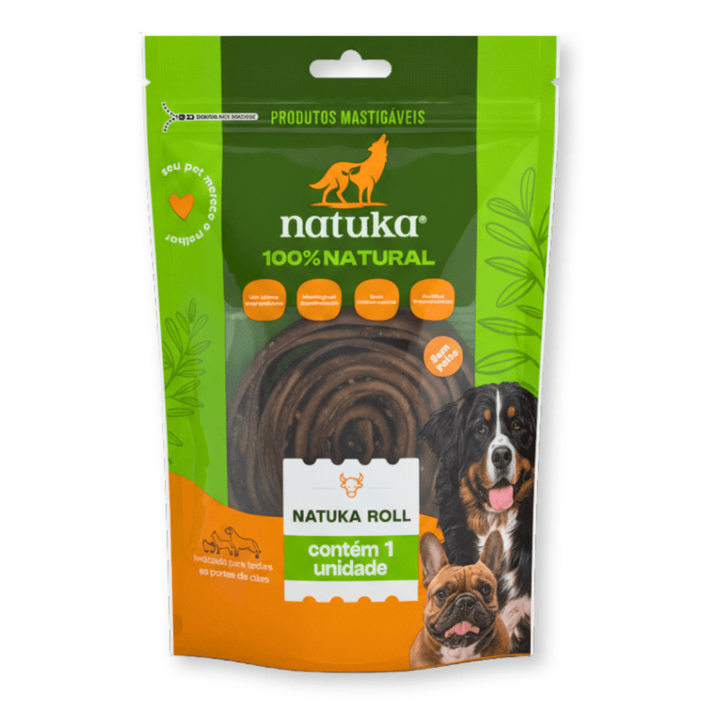 Natuka Roll – Couro Natural Espiralado Sem Pelos Para Cachorro - New York Pets