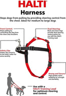 Peitoral anti - puxão frontal Halti Harnes para cachorro - New York Pets