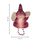 Pelúcia Kong Cozie Tuggz Elefante para Cachorro - New York Pets