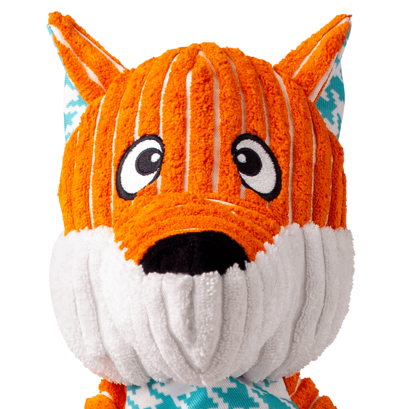 Pelucia Kong Floppy Knots Raposa Jumbo – Pelúcia Gigante com Corda para Cães - New York Pets