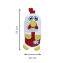 Pelúcia Kong Huggz Farmz Galinha - New York Pets