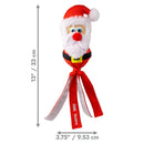 Pelucia KONG Wubba Holiday Papai Noel - com Cauda e Apito - New York Pets