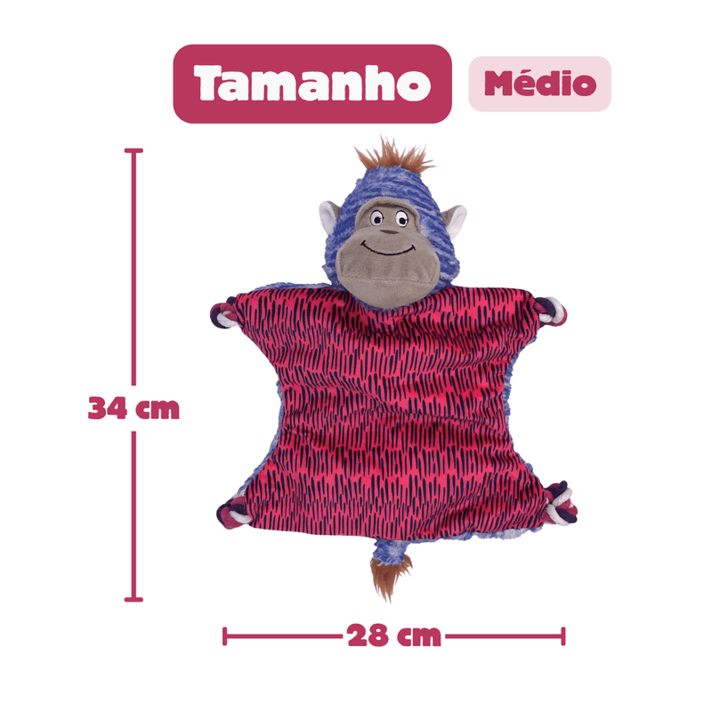 Pelucia Macaquinho Kong Flatz Knots - New York Pets