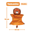 Pelucia para Cachorro Kong Flatz Knotz Leão - New York Pets