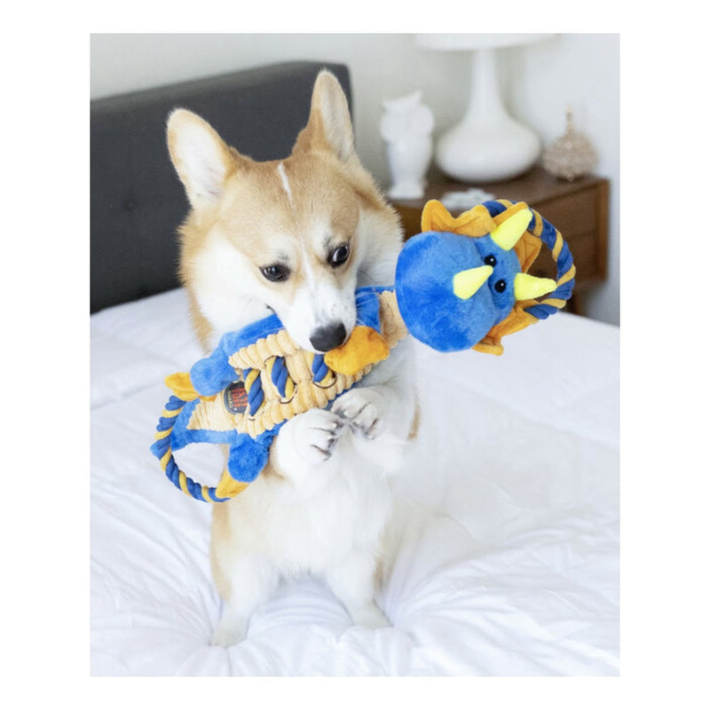 Pelucia Petstages Ropes - A - Go - Go Dragão com corda - Grande - New York Pets