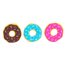 Pelucia Zippy Mini Donutz - Pack com 3 - New York Pets