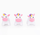 Pelucia Zippy Miniz Unicornio - Pack com 3 - New York Pets
