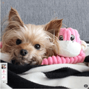 Pelucia Zippy Spencer Crinkle - Macaco - New York Pets