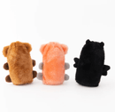 Pelucia Zippy Squeakie Buddies - Pack com 3 unidades - New York Pets