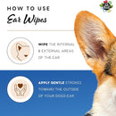 Pet Head Lenços para Limpeza de Ouvidos – Sem Fragrância – 30 Unidades - New York Pets