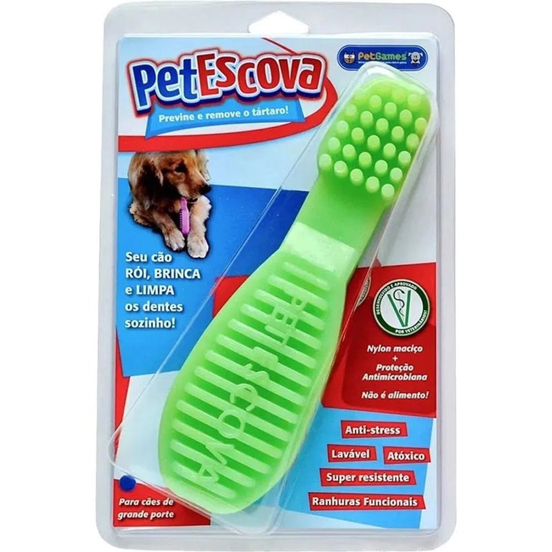 Mordedor nylon para cachorro escova dental Pet Games