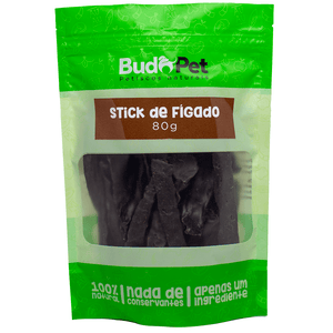 Petisco Natural Stick de Fígado para Cães e Gatos BudoPet