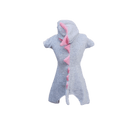 Pijama Macacão Dinosauro Plush Rosa - New York Pets