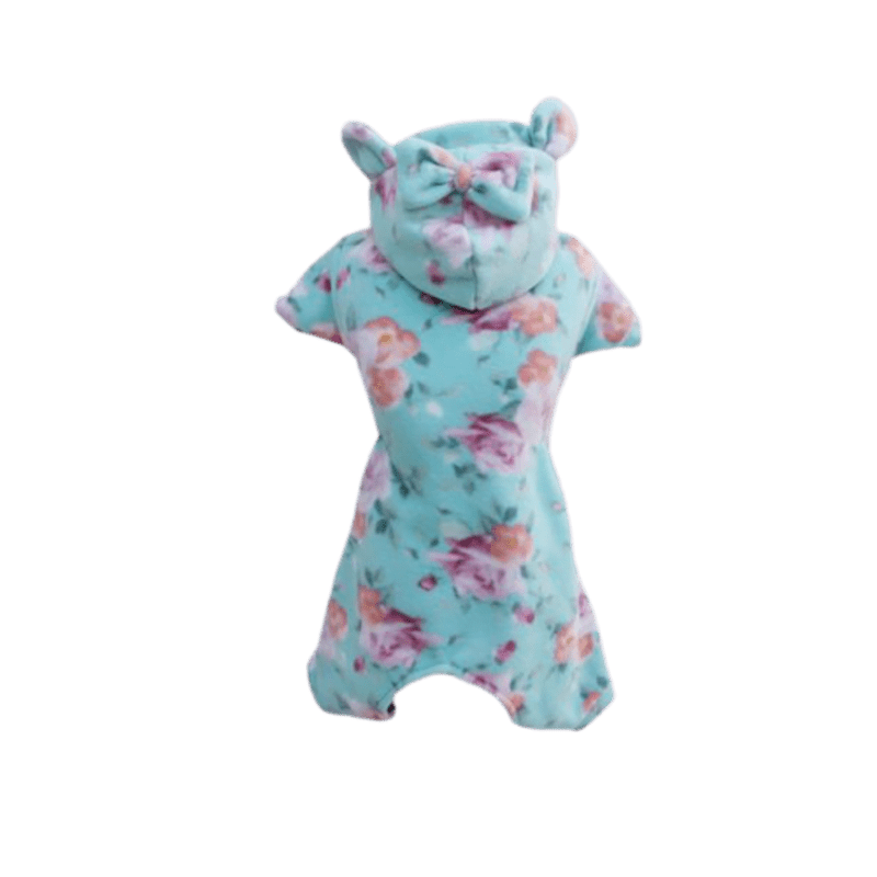 Pijama Macacão Soft Flor com Capuz - New York Pets