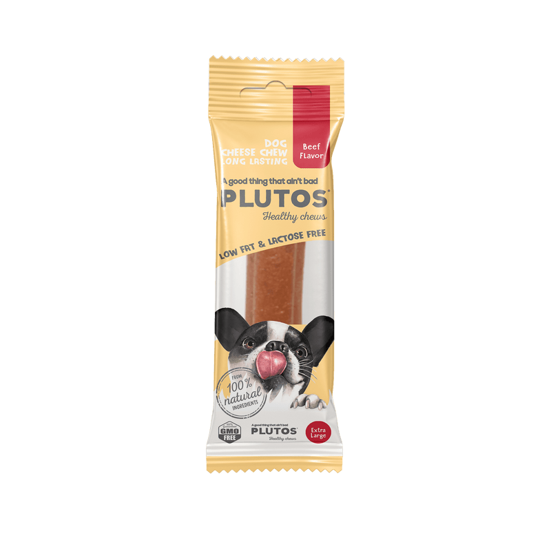 Plutos Beef Flavor – Mordedor Natural de Queijo com Carne - New York Pets