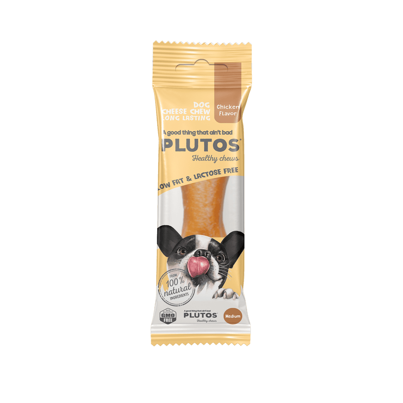 Plutos Cheese & Chicken – Mordedor Natural para Cachorro de Queijo com Frango - New York Pets