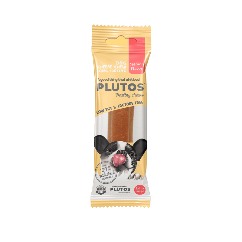 Plutos Salmon Flavor – Mordedor Natural de Queijo com Salmão e Krill - New York Pets