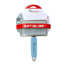 Rasqueadeira German Hart com cabo em Gel Azul p/ cães - New York Pets