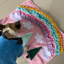 Tapete de Fuçar Artesanal Interativo com Esconderijo Arco Íris - New York Pets