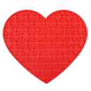 Tapete de Lamber NYPets com Ventosa Modelo Coração - New York Pets